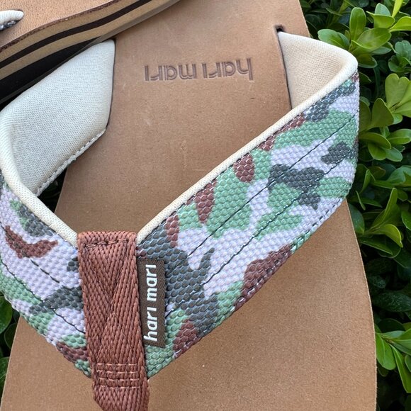 NWT Hari Mari Mens - Flip Flops - Scouts - Woodland Camo - Size 13 - Sandals main image 10